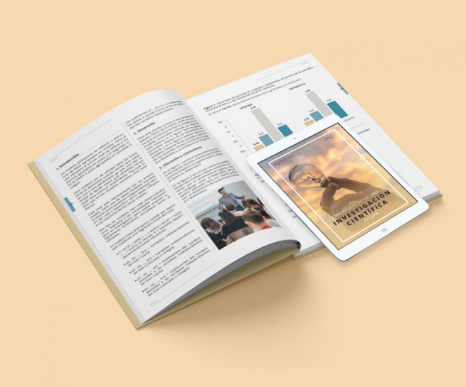 Digital research book design and layout project